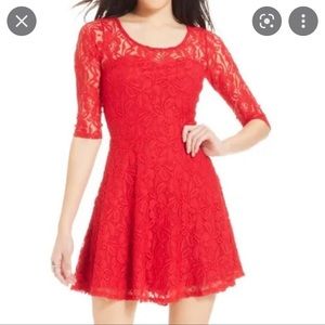 Red Lace Dress